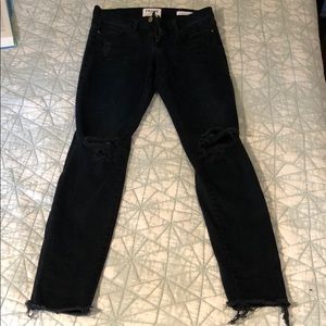 Frame stretch ripped jeans